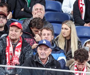 Kibice na meczu Polska -Nowa Zelandia na Stadionie Śląskim