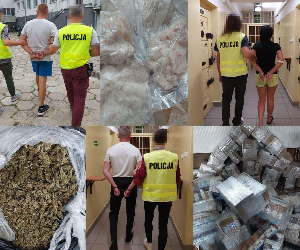 Lubelskie - 7 kg narkotyków i nalot na posesję