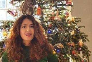 Salma Hayek hoduje SOWĘ! 