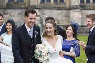 Andy Murray wziął ślub jak na prawdziwego Szkota przystało: w kilcie [WIDEO]