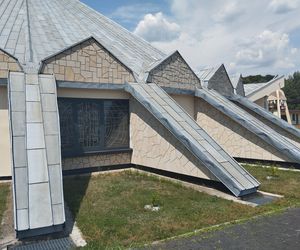 Kościół w Rudnikach z lat 80.