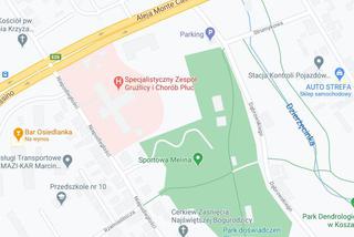 Zrobili z parku Melinę. Fatalny błąd na mapie Google w Koszalinie!