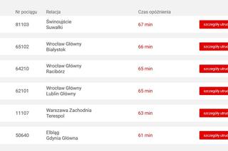 Nawet 580 minut opóźnienia! Pociągi totalnie sparaliżowane przez atak zimy