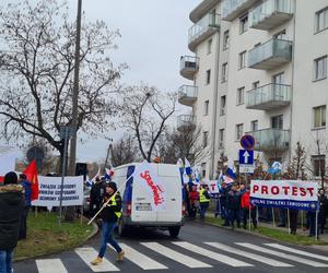 Protest pracowników wodociągowych w Poznaniu
