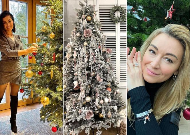 Choinki celebrytów - jak przystroiły swoje świąteczne drzewka polskie gwiazdy?