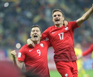 Robert Lewandowski i Sławomir Peszko