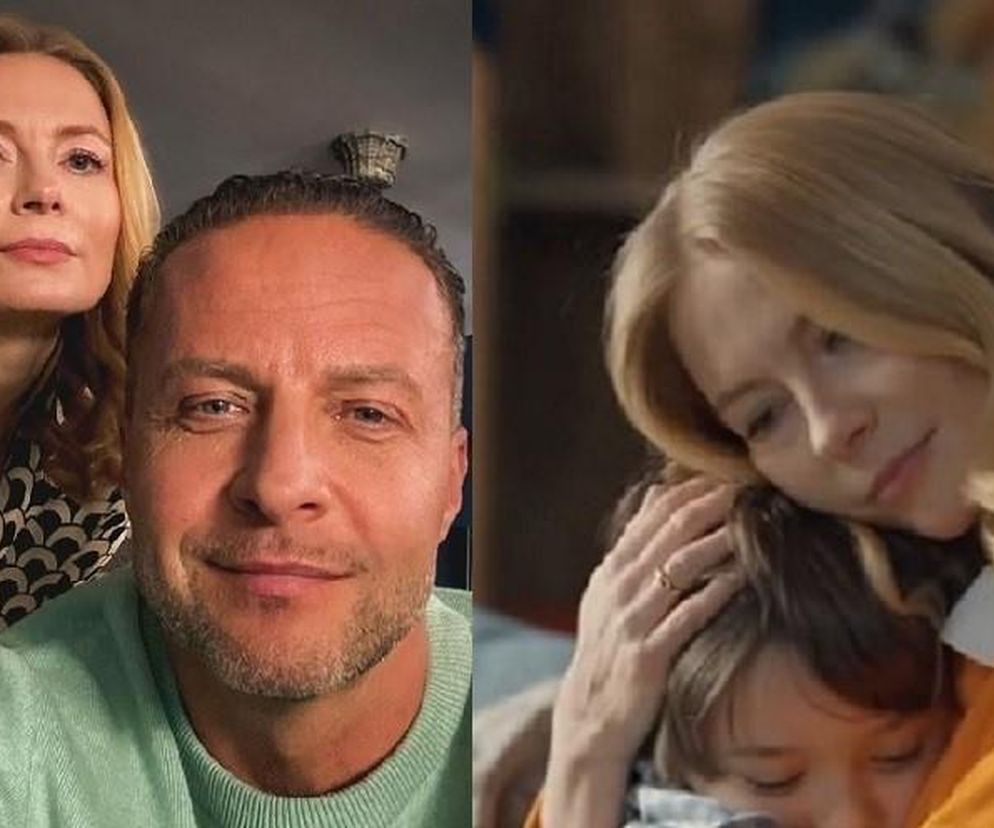 Barwy szczęścia. Dominika (Karolina Chapko), Sebastian (Marek Krupski) 