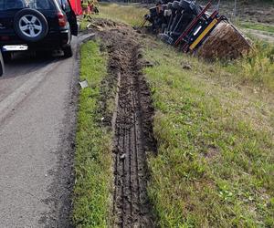 Tragiczny wypadek z udziałem dwóch ciężarówek. Jedna osoba nie żyje