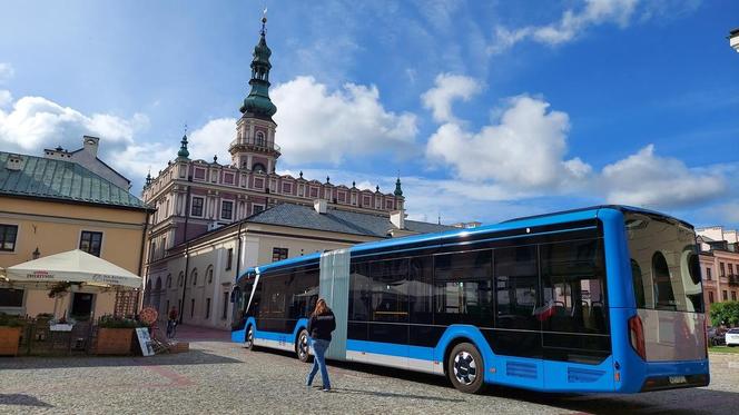 Prezentacja elektrycznych autobusów w Zamościu