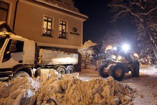 Wywóz śniegu z Zakopanego