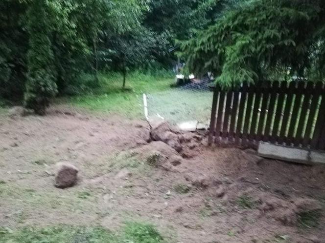 Podkarpackie. BMW wypadło z drogi [ZDJĘCIA]