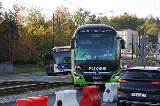 Ruszyła naprawa mostu Bernardyńskiego. Kierowcy autobusów nie mają łatwego życia