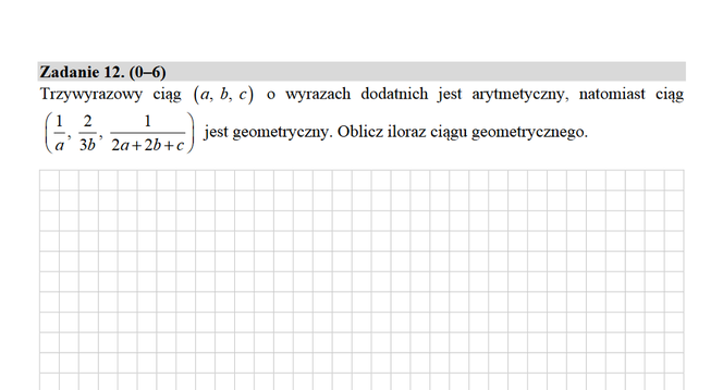 Matura 2020 rozszerzona matematyka. Przykładowe zadania egzaminacyjne
