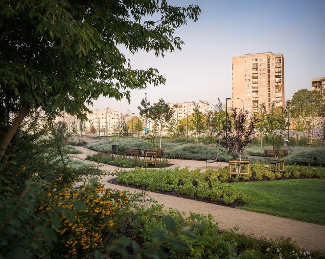 Park nad tunelem POW na Ursynowie - nowy odcinek otwarty na początku września 2025
