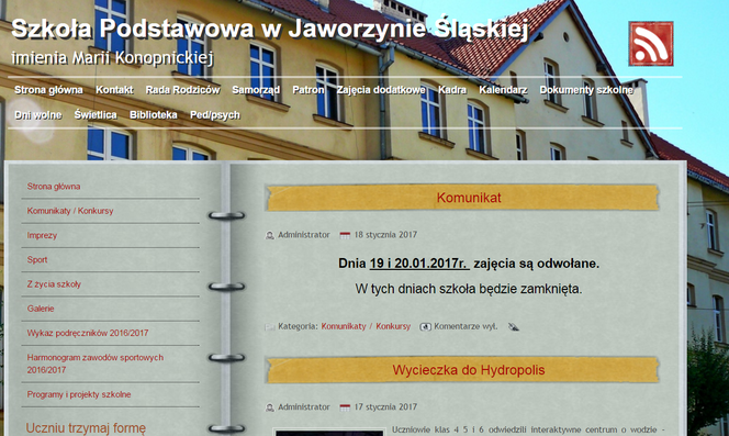 Podstawówka będzie zamknięta w czwartek i piątek