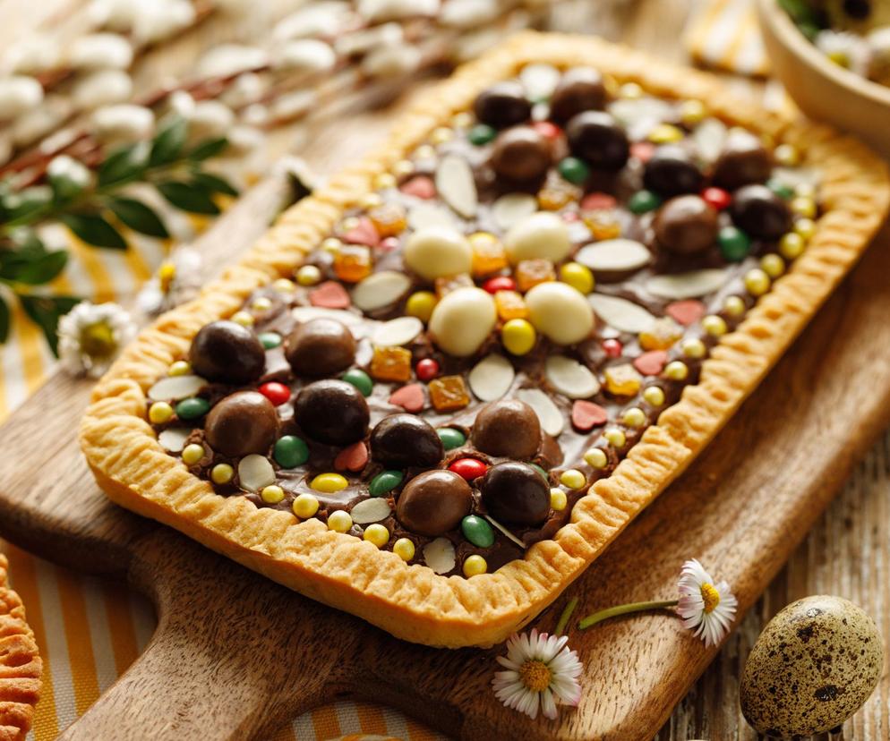 mazurek kajmakowo-czekoladowy