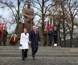 Marta Nawrocka w czasie obchodów Narodowego Święta Niepodległości