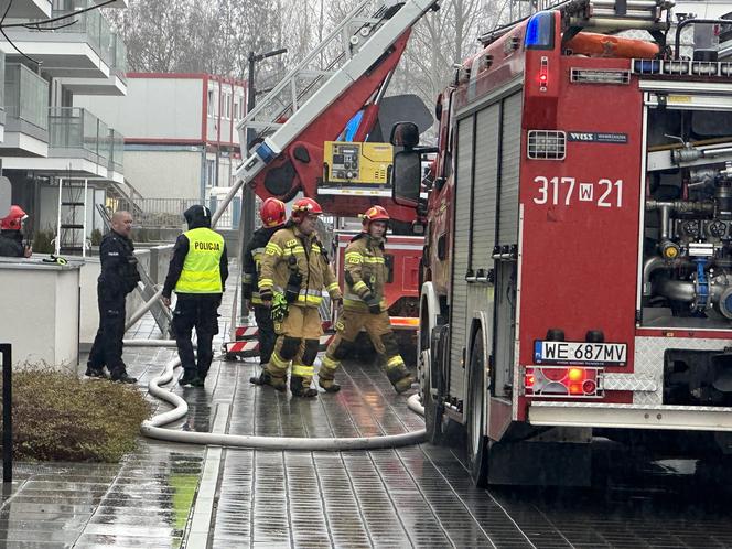 Pożar! Potężne kłęby czarnego dymu nad Kabatami