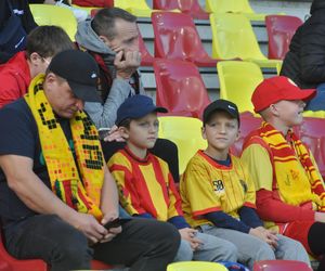 Korona Kielce - Lech Poznań. Zdjęcia kibiców na Exbud Arenie