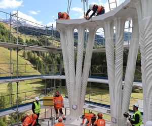 White Tower - ETH Zurich, 3D printed tower