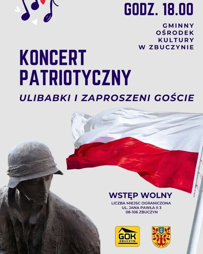 Wieczór z piosenka patriotyczną w Zbuczynie