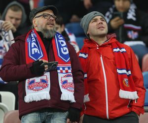 Kibice na meczu Górnik Zabrze - Lech Poznań