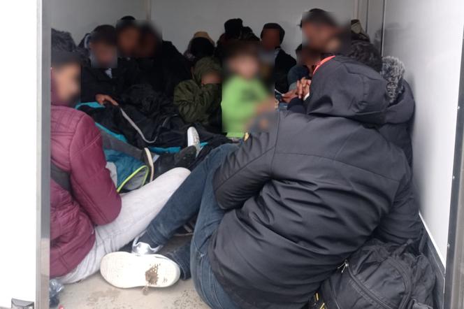 Wiózł w chłodni 23 imigrantów. Kurier zatrzymany w Lipowicy na Podkarpaciu 