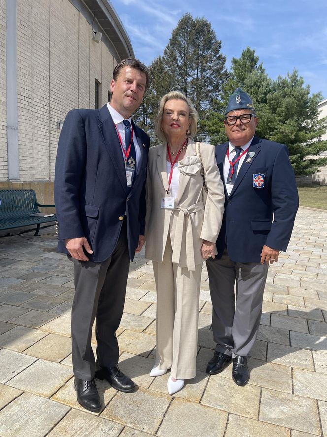 Karol Nawrocki z małżonką w USA. Tak przyjęto ich w Doleystown
