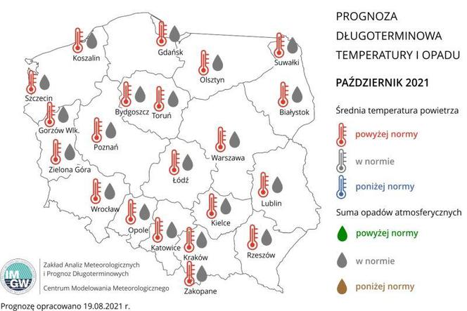 Pogoda jesień 2021. Jaka będzie pogoda? 