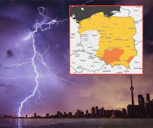 Cała Polska na pomarańczowo! IMGW wydał ostrzeżenia przed intensywnymi burzami z gradem