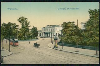 Dworzec Petersburski w Warszawie (1912 r.)