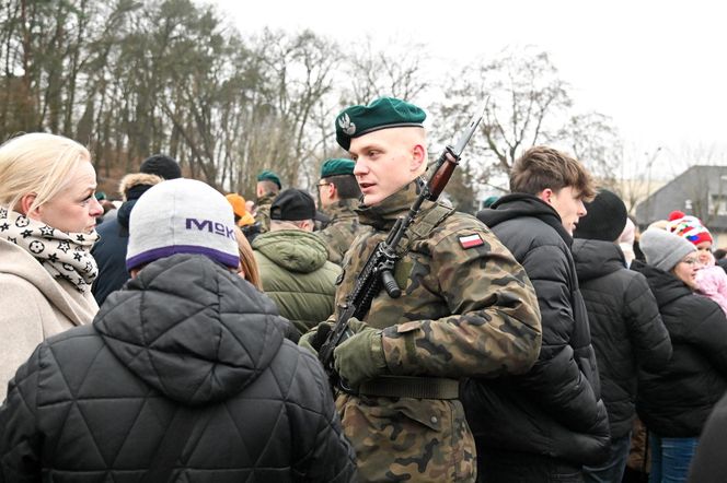 Przysięga żołnierzy zasadniczej służby wojskowej w Choszcznie