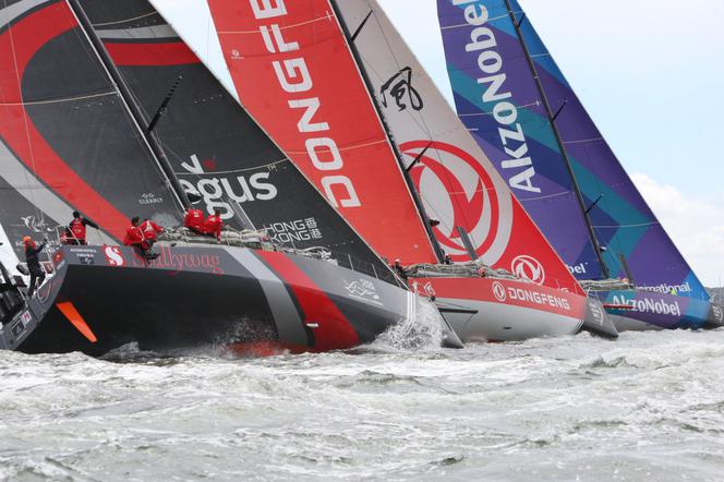 Start ostatniego etapu Volvo Ocean Race 2017/18