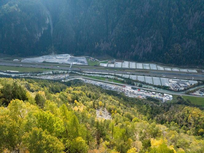 Budowa Tunelu Bazowego Brenner na granicy Austrii i Włoch