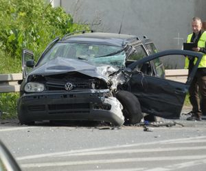 Koszmarny wypadek na drodze krajowej