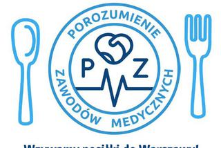 Marsz lekarzy w Warszawie