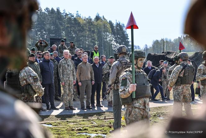 Andrzej Duda na Litwie. Ćwiczenia wojskowe „Brave Griffin”