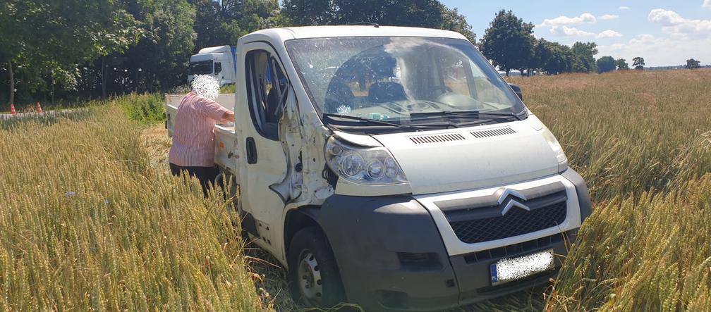 Zderzenie czterech aut na DK 25 w Busewie! Jedna osoba poszkodowana [ZDJĘCIA] 