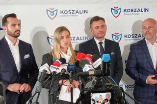 Wiceministra rodziny, pracy i polityki społecznej Agnieszka Gajewska w Koszalinie