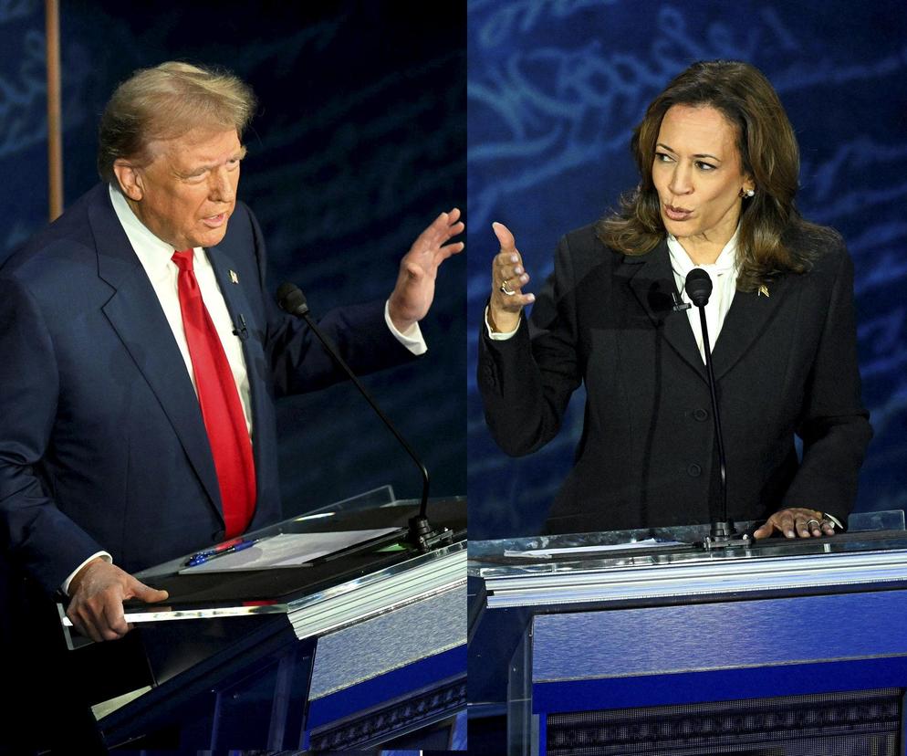 Debata prezydencka w USA. Kamala Harris i Donald Trump