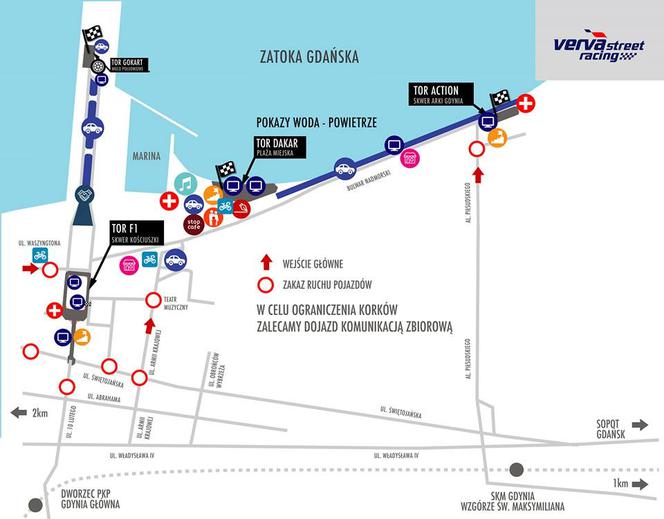 Verva Street Racing 2019 w Gdyni [MAPA]