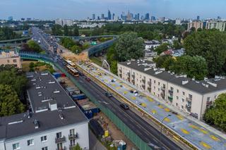 Wiadukt Trasy Łazienkowskiej prawie gotowy