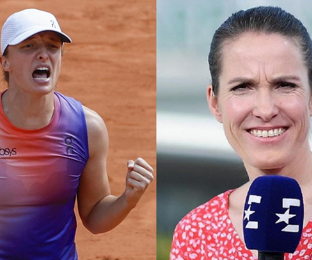 Iga Świątek, Justine Henin