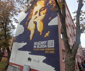 Mural Ryszarda Skibińskiego w Białymstoku [ZDJĘCIA]