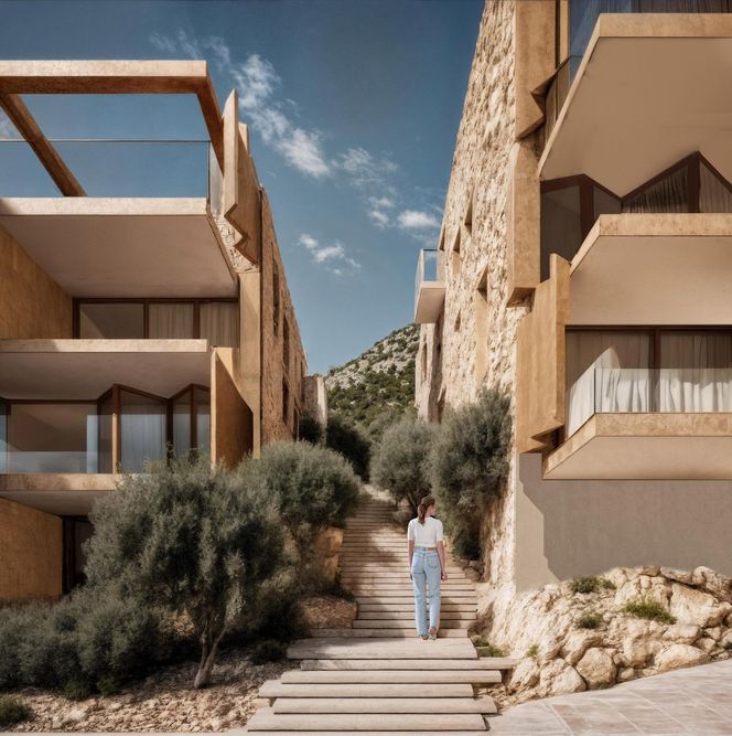 Wizualizacja chorwackich apartamentowców Roberta Makłowicza