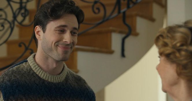 Barwy szczęścia odc. 3203. Józefina Rawiczowa (Elżbieta Jarosik), Cezary (Marcel Opaliński)