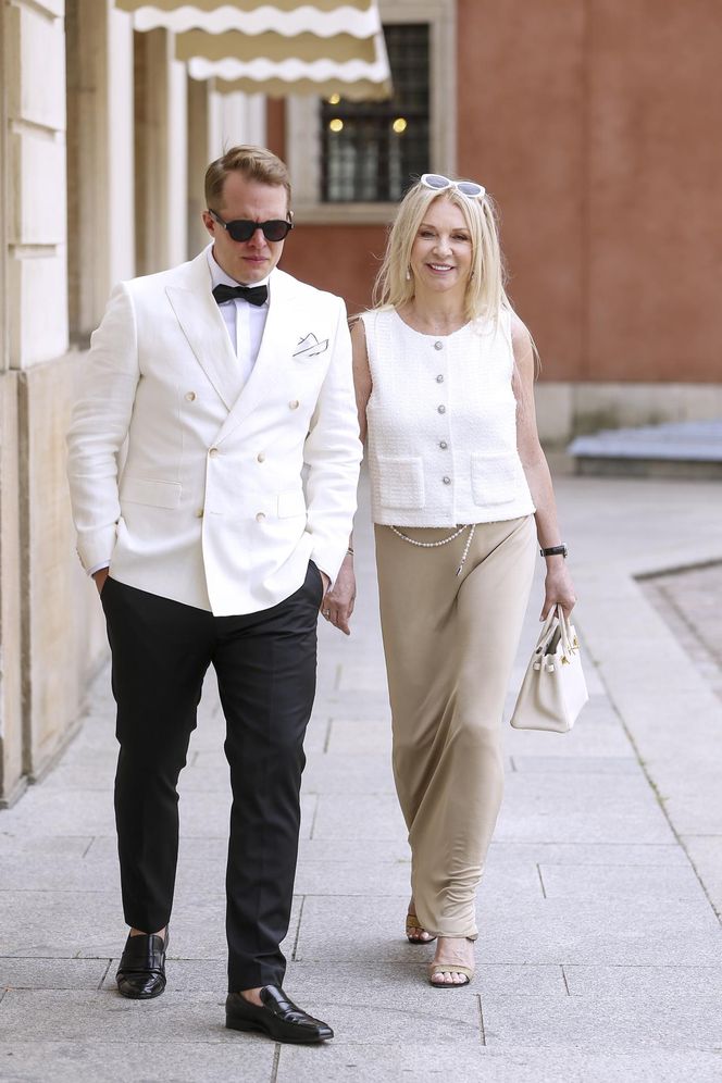 Ślub jak z bajki! Syn Marioli Bojarskiej-Ferenc powiedział tak. Panna młoda nie ukrywała brzuszka