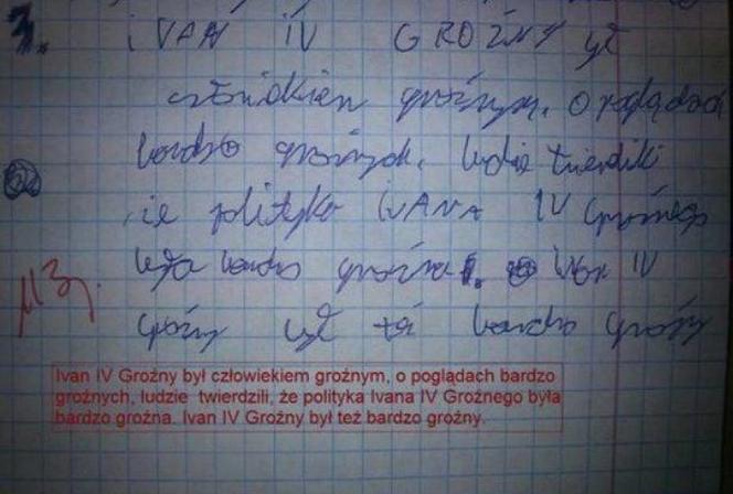 Hity z kartkówek i sprawdzianów. Tak uczniowie walczą o oceny na koniec roku szkolnego [GALERIA]