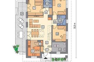 Projekt domu Od serca z katalogu Muratora - wizualizacje, plan, aranżacje