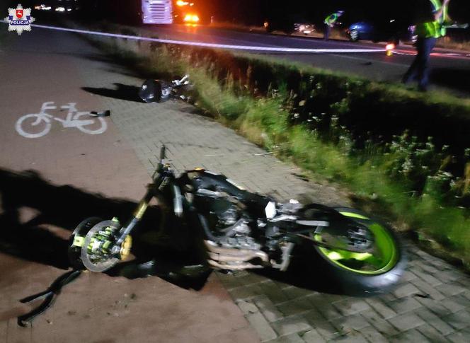 Tragiczny wypadek na Lubelszczyźnie! Nie żyje młody motocyklista